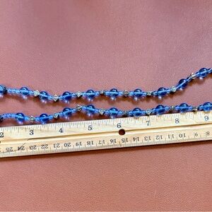 Unique Blue Beaded 💙 Necklace